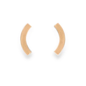 Srebrno Złote Kolczyki Linea N°4