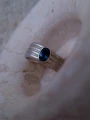 Srebrny Pierścionek z Topazem London Blue Marea N°2
