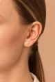 Srebrno Złote Kolczyki Talum N°5