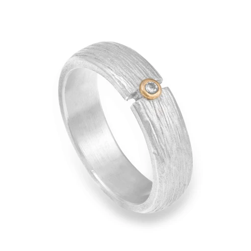 Pierścionek z Brylantem 0,02ct. Florea N°5