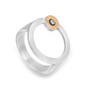 Artystyczny Pierścionek z Brylantem Nostra N°5