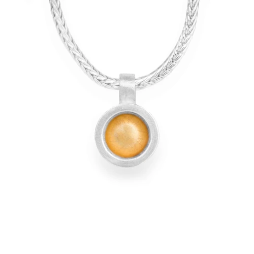 Srebrno Złoty Naszyjnik  Nostra N°2