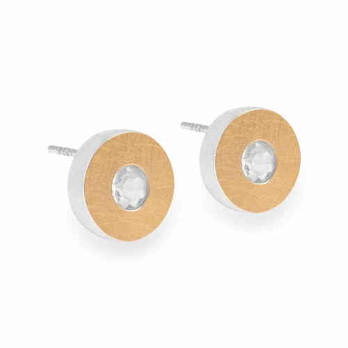 Kolczyki z Białym Topazem Lapidea  N°2