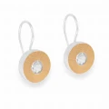 Lapidea N°2.1 Earrings with White Topaz 