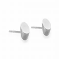 Filum N°2 Silver Oxidized Earrings 