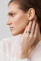 Linea N°7 Silver Oxidized Earrings 