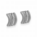 Vintage N°2 Oxidized Silver Earrings 