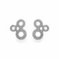 Spero  N°7 Oxidized Silver Earrings 