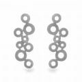 Spero N°6 Oxidized Silver Earrings 