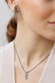Spero N°6 Oxidized Silver Earrings 