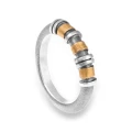 Silver Oxidized Ring Filum N°1