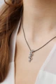 Spero N°6 Oxidized Silver Necklace 