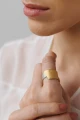 Linea N°13 Ring Silver Gold 