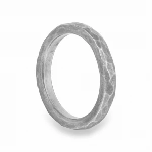 Srebrny Pierścionek Oksydowany Avia Nº3