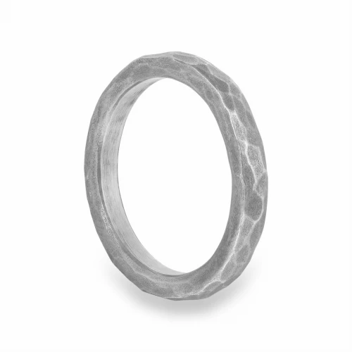 Avia Nº3 Silver Oxidized Ring 