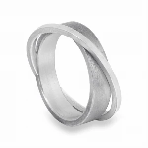 Srebrny Pierścionek Oksydowany Scoria N°2