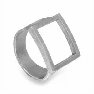 Ażurowy Pierścionek Oksydowany Spero N°2