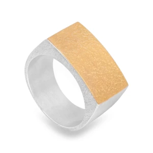 Srebrno Złoty Sygnet N°4