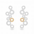 Spero N°5 Silver Gold Earrings 