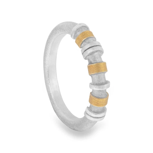 Filum N°1 Silver Gold Ring 