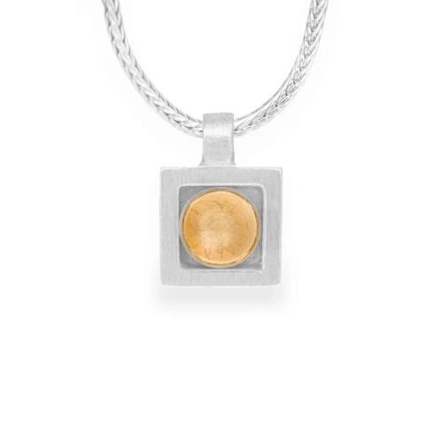 Srebrno Złoty Naszyjnik Talum N°2