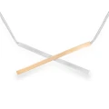 Silver Gold Necklace Linea N°1