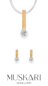 Zestaw z Białym Topazem Linea N° 3