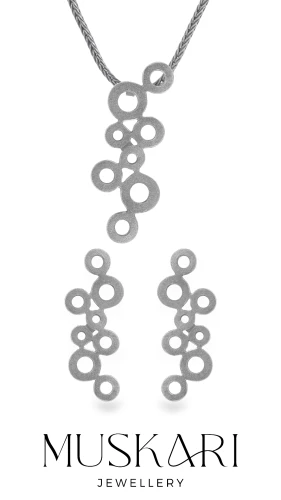 Zestaw Srebrny Oksydowany Spero N°6