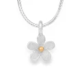 Srebrno Złoty Naszyjnik Kwiatek Florea N°1