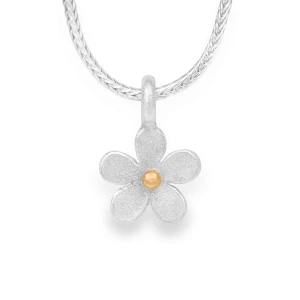Srebrno Złoty Naszyjnik Kwiatek Florea N°1